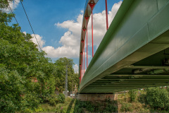 Brücke am Ferienhaus Brückenhaus in Naumburg