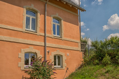 Blick vom  Garten des Ferienhaus  Brückenhaus Naumburg