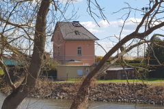 Ferienhaus mit Ferienwohnungen: Brückenhaus Naumburg, Blick von Saale