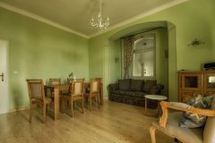 Großzügiger Salon im Ferienhaus Brückenhaus Naumburg